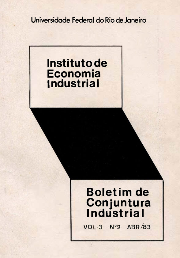 Boletim de Conjuntura Industrial, vol. 3, n. 2, Abr/1983