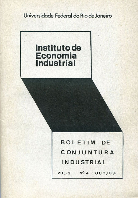 Boletim de Conjuntura Industrial, vol. 3, n. 4, Out/1983