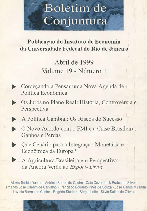 Editorial: Começando a pensar uma nova agenda de política econômica