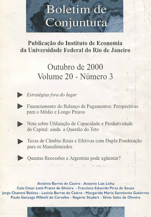Editorial: Estratégias fora do lugar